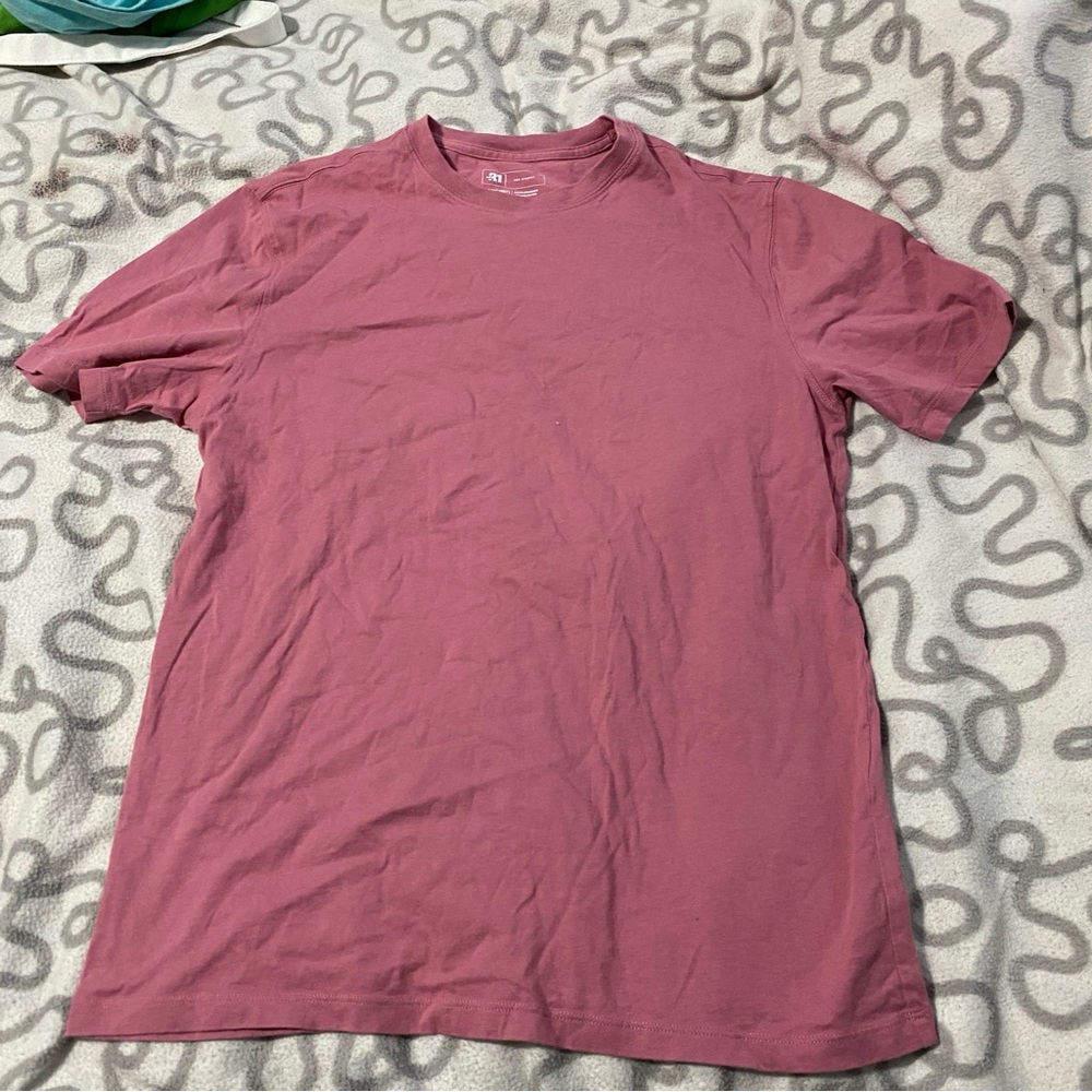Simons Men's Crew Neck T-Shirt in Mauve
